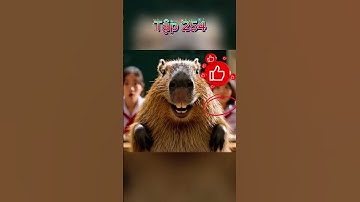 254 : Lan Béo, Long Trọc trở về trường học! Capy chỉ cách Lan troll Long ! #capybara #ohchumchum