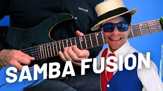 Brazilian Samba Jazz Fusion - Guitar Solo | backingtrack