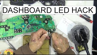 CAR DASHBOARD LED HACK OPEL ASTRA G