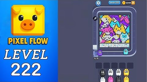 Pixel Flow Level 222 Walkthrough