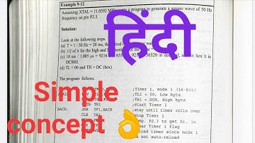 rectangular wave generation in 8051 microcontroller in Hindi ||keil || program
