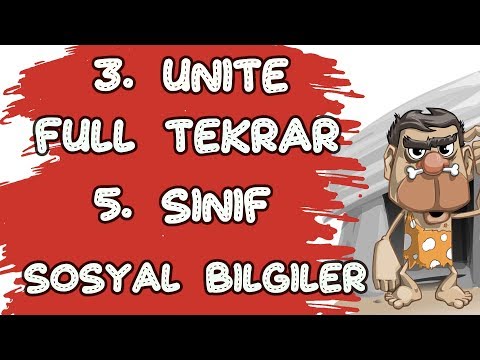 5. SINIF 3. ÜNİTE FULL TEKRAR - İNSANLAR YERLER VE ÇEVRELER