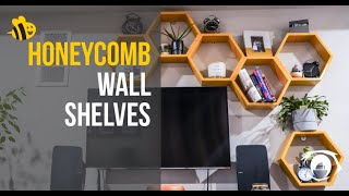 Honey Comb Wall Shelves