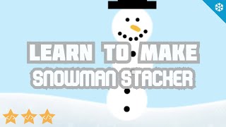 Make Snowman Stacker with Tynker screenshot 1