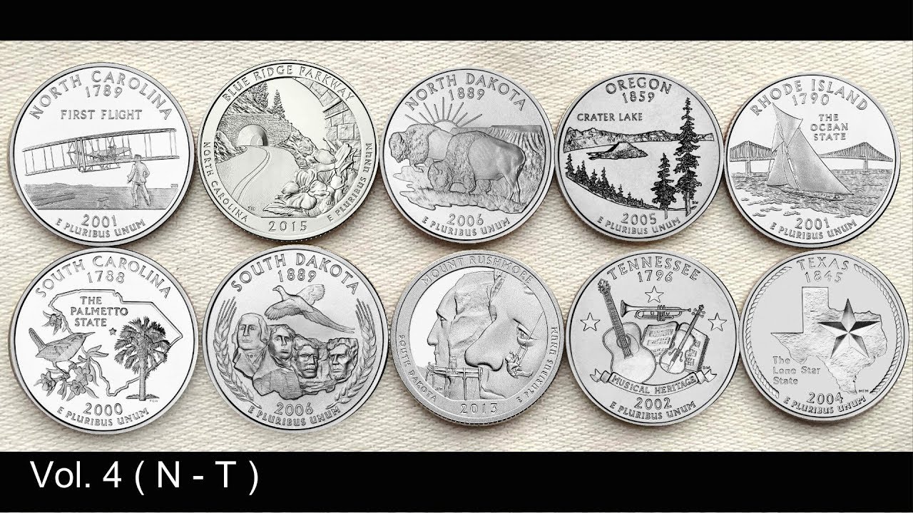 50 State Quarters Printable List Sheet