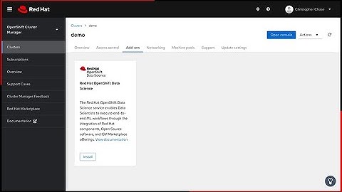 Preview demo of Red Hat OpenShift Data Science