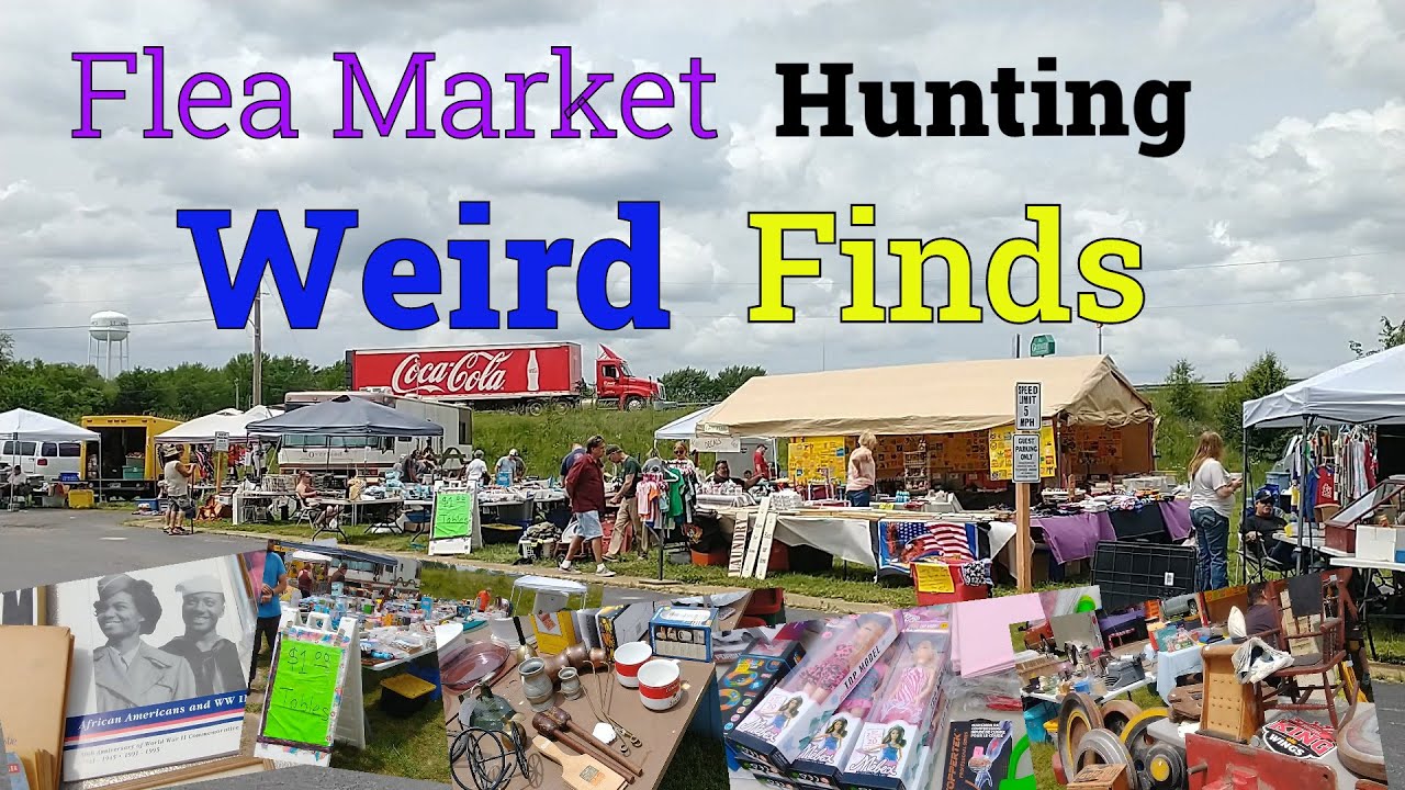 Flea Market Hunting 2021 // WEIRD FINDS // near a highway in Missouri 👀