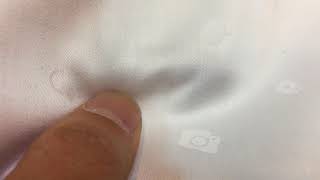 オーダーシャツ生地　NO-９４４３７６８　SNS柄の白ドビー生地　エジプト綿　GIZA　１００番手双糸　綿１００％