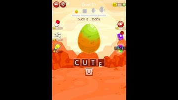 Word Monsters Level 21 Answers Solved Walkthrough Solution
