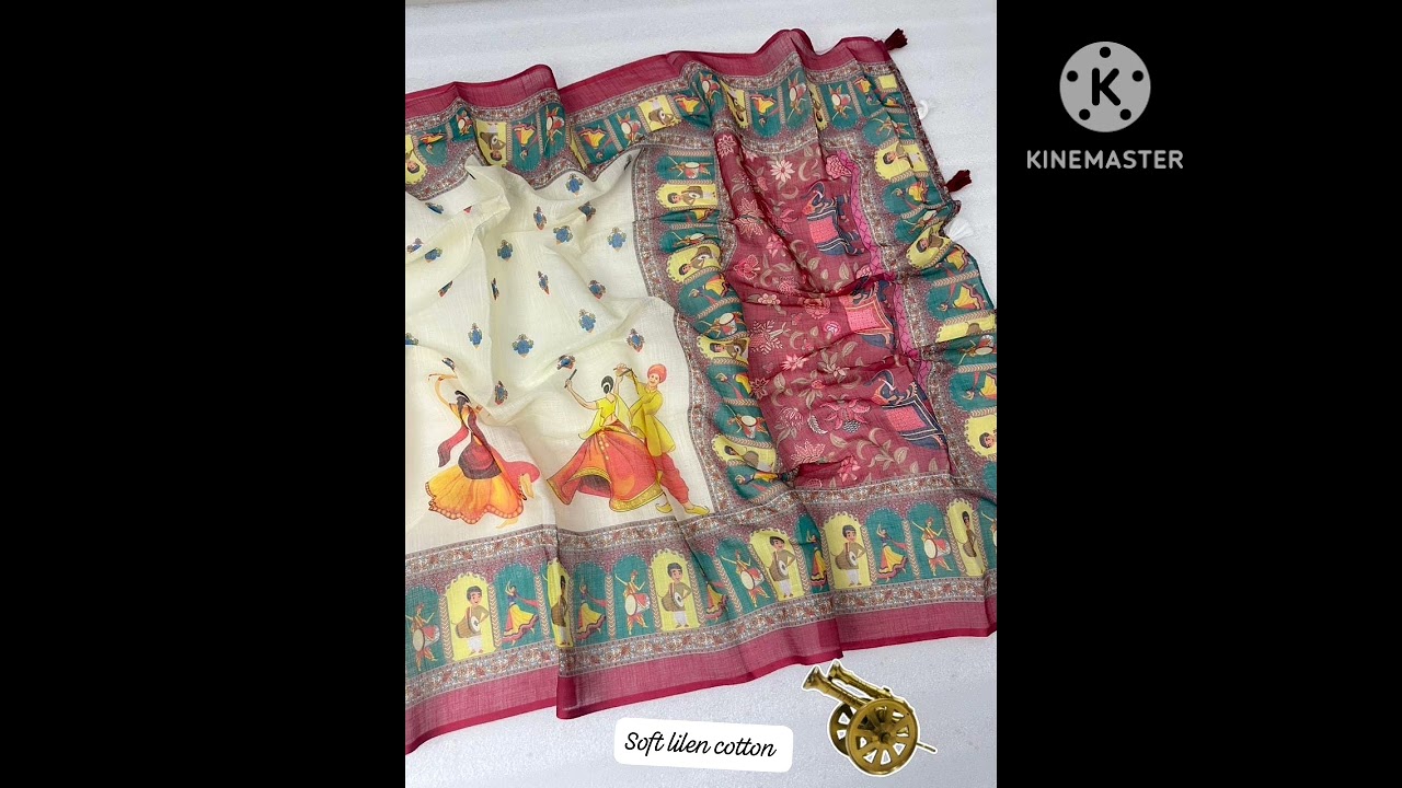 Soft linen cotton sarees with blouse price 650/-only watsapp 8072259161 