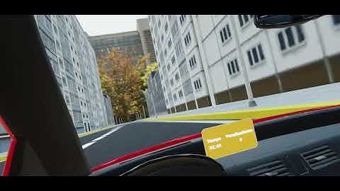 VR Car Simulator Unity 3D - Almost Perfect Lap