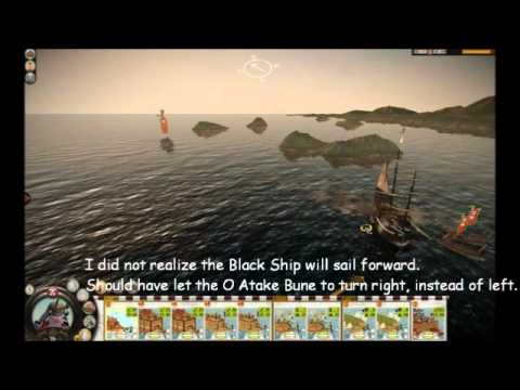 Total War: Shogun 2 - Japanese Fleet vs. The Black Ship [Take 2] - YouTube