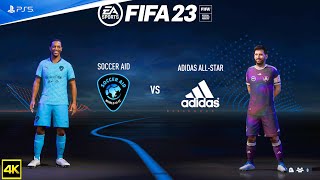FIFA 23 - Soccer AID Vs Adidas All Star | PS5™ [4K ] Next Gen Gameplay screenshot 3