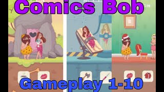 Comics Bob Gameplay Funny Caveman Adventure Game Levels 1 -  10  Android Gameplay Walkthrough