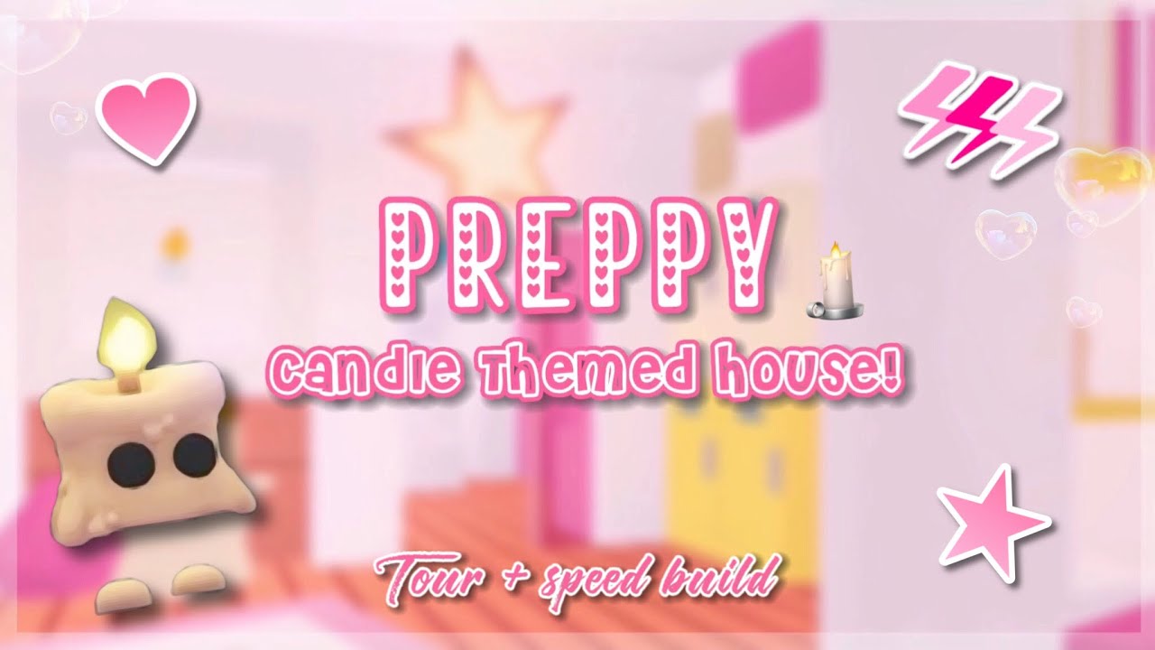 💗⚡️*Preppy* (Cuddly Candle) Tiny Home Speed build + Tour In Adopt Me