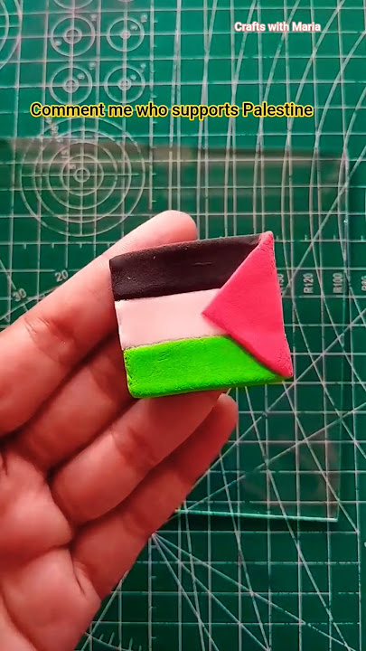 Pray for Palestine 🤲😭 #diy #art #craft #palestine #craftswithmaria #shorts #islam #muslim #clay