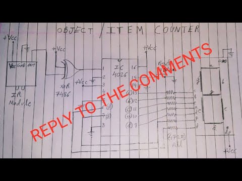 0 to 99 object counter using IR SENSOR |circuit diagram and Working ...