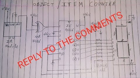 0 to 99 object counter using IR SENSOR |circuit diagram and Working|