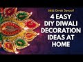 DIWALI DECORATION IDEAS AT HOME | Diwali Wall Hanging | DIY Diya Making at Home