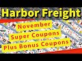 Harbor Freight Super Coupons November 2020 Monthly Special Deals Plus Bonus Coupons