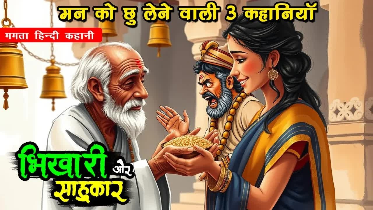 भिखारी और साहूकार, BHIKHARI AUR SAHUKAR, HINDI KAHANI, MAN KO CHU LENE WALI KAHANI