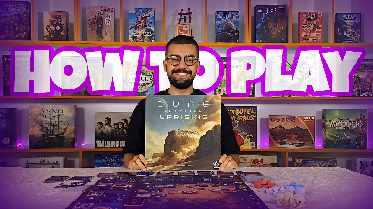 آموزش بردگیم دون تلماسه آپرایزینگ | DUNE UPRISING