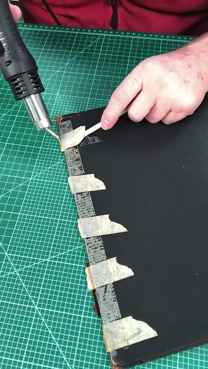 How to cut book board by hand 