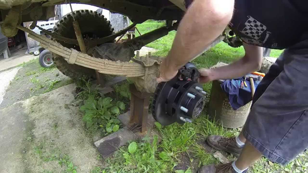 14 bolt disc brake conversion youtube