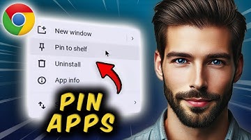 How To Pin Website & Apps To Chromebook Shelf - Easy Tutorial