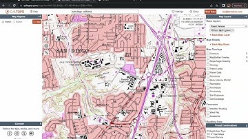 CalTopo Maps and Aerial Imagery
