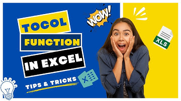 Excel TOCOL Function Explained in 2024