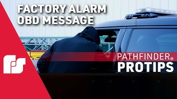 Federal Signal Pathfinder ProTips | Factory Alarm OBD Message