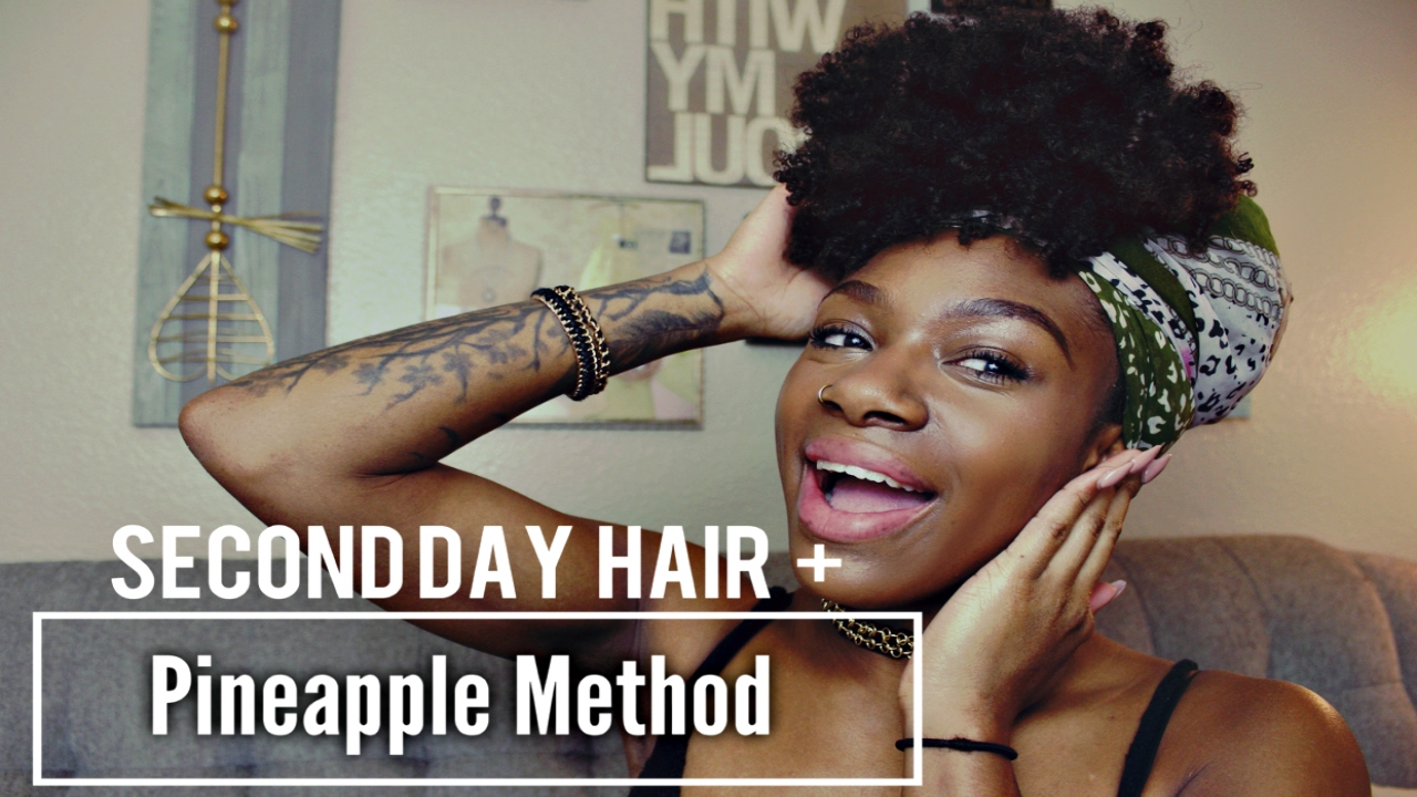 Pineapple Method & 2nd Day Hair YouTube