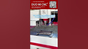 CNC drilling, tapping, and milling machine for drilling and tapping thick iron plates. #cncmill #cnc