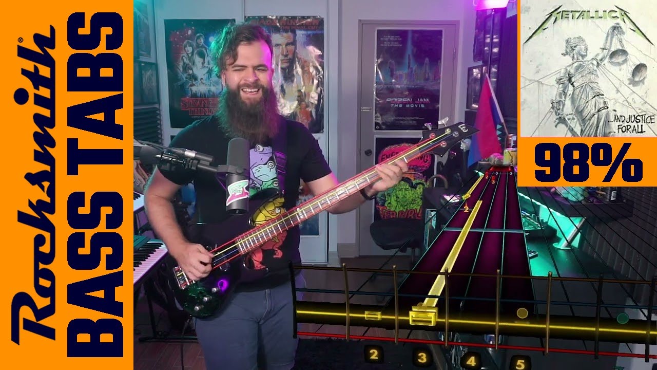 Metallica－Blackened｜Bass Tabs [E Standard][Rocksmith] - YouTube