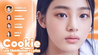 NewJeans - Cookie (Line Distribution + Lyrics Karaoke) PATREON REQUESTED