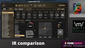 Impulse Response Comparison on Hotone Ampero.