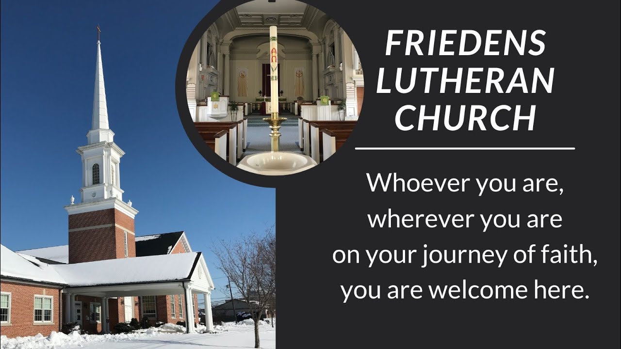 Friedens (Peace) Lutheran Church, Myerstown, PA, Live Stream YouTube