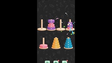 tower of Hanoi sort level 42 to level  48 || games solution || popular games || puzzle games