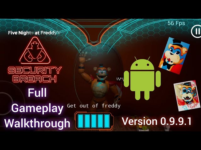 FNAF Security Breach New Android Beta Project - Mobile Gameplay Walkthrough  + Download Link Game 