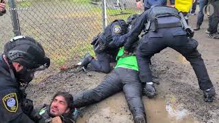 Portland band member on trial on assault charge after arrest during protest last October Exhibit 101