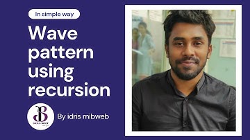 wave pattern with recursion |pattern | recursion by idris mibweb