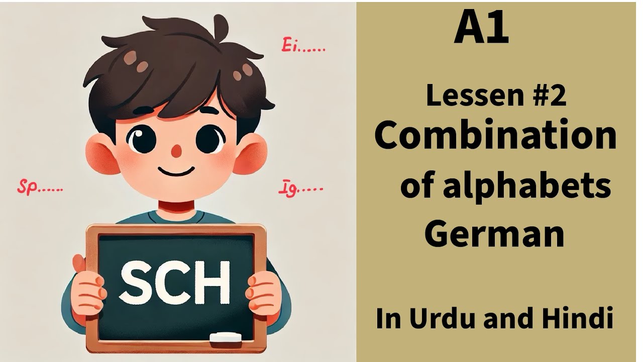 German A1 | Lesson# 2 | Combination of Alphabets | Learn German ...