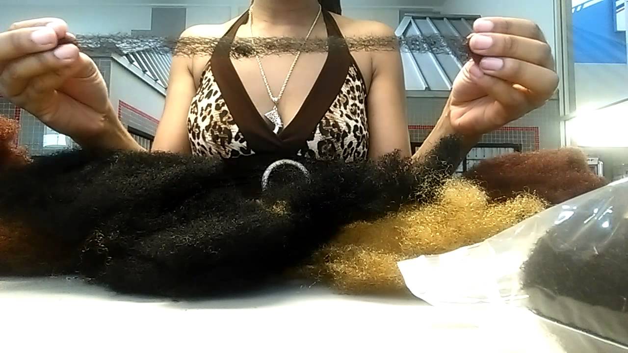 Afro Kinky Bulk Human Hair For Loc Extensions Youtube