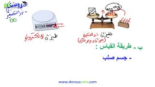درس 28 : قياس الكتلة - السنة الأولى متوسط مع الأستاذ وسيم حلاسة
