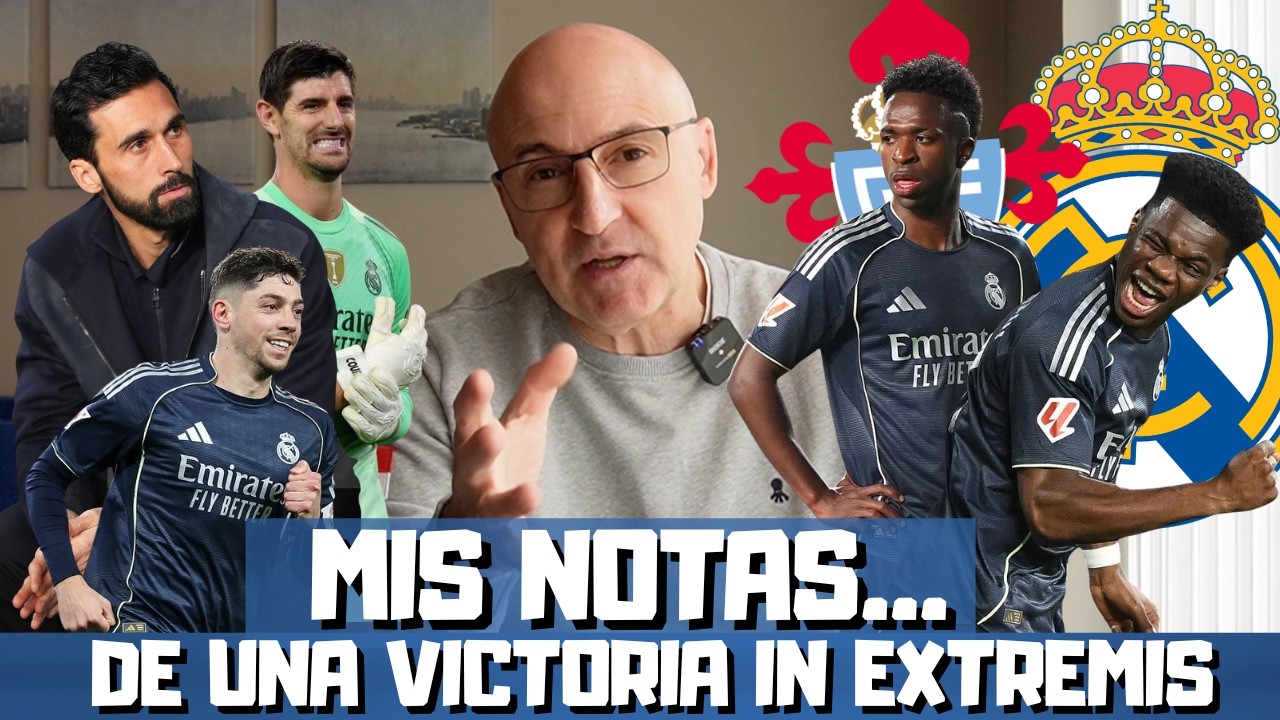 ¿VINICIUS DESAPARECIDO? ¿EL MEJOR TCHOUAMÉNI? ¿Y FEDE VALVERDE? NOTAS CELTA vs REAL MADRID.