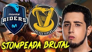 Stompeada Durisima En La Slo Splyce Vipers Vs Movistar Riders Tierwulf Combos