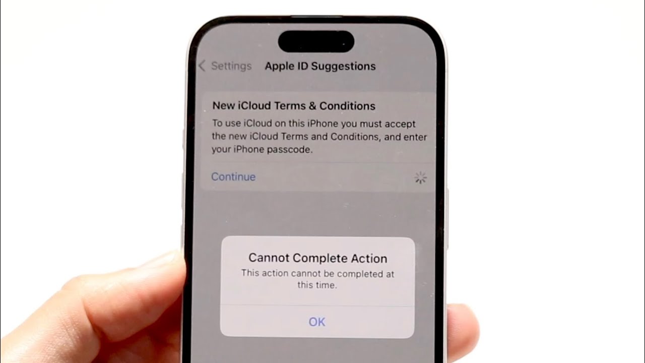How To FIX Cannot Complete Action On iPhone! - YouTube