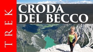 From Lake Braies 1500 m to Croda del Becco 2810 m