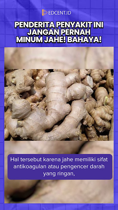 People with this disease are apparently prohibited from consuming ginger #ginger #education #hone...
